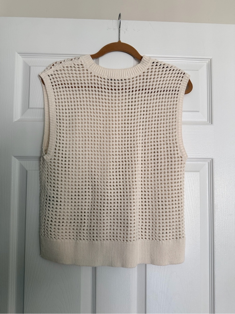Abercrombie crochet shell top - white / cream - - Picture 6 of 6